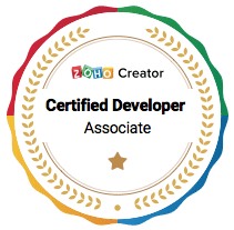 Zoho creator certified developer